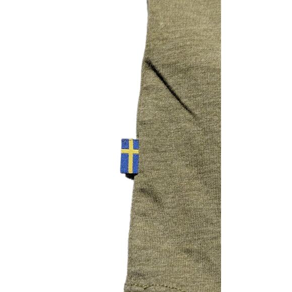 Fjällräven Lagerplats Graphic T-Shirt Olive Green Men’s Medium Outdoors - Picture 3 of 10